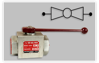 Falcon 2-Way High Pressure Ball Valve